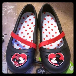 Disney Crocs size 1 Black